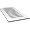 Ekena Millwork Arch Top Surface Mount PVC Gable Vent: Functional, w/ 3-1/2"W x 1"P Standard Frame, 18"W x 38"H GVPAR18X3801SF - alternate 5